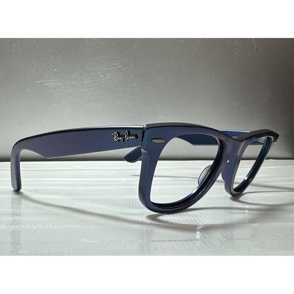 Ray-Ban Sunglasses (Frame Only) RB 2140  Wayfarer Blue 50 mm Handmade